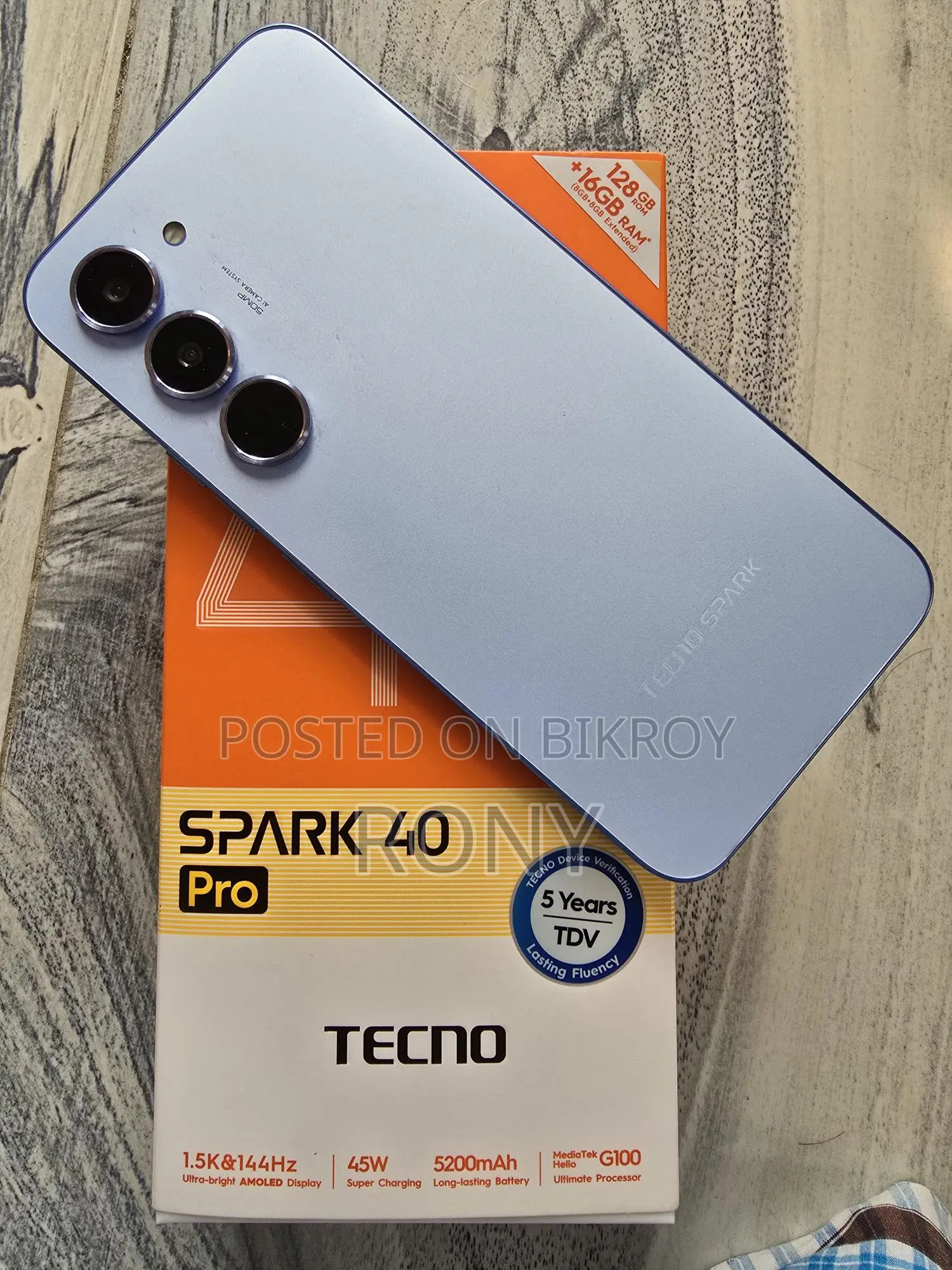 Tecno Spark 40 Pro (ব্যবহৃত)