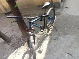 Mustang Bicycle Black And Blue Addition