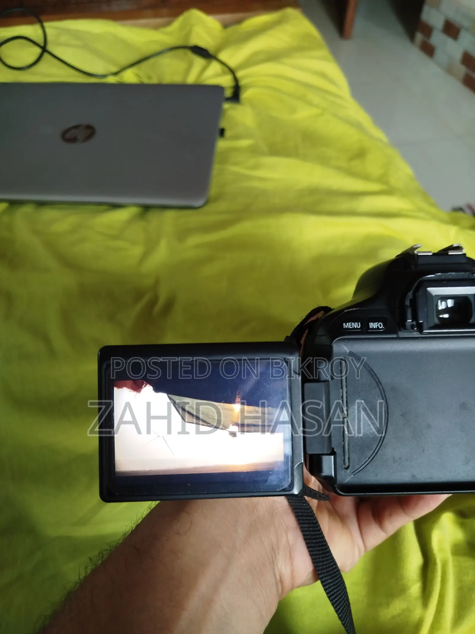 Camera to be sold with complete set.