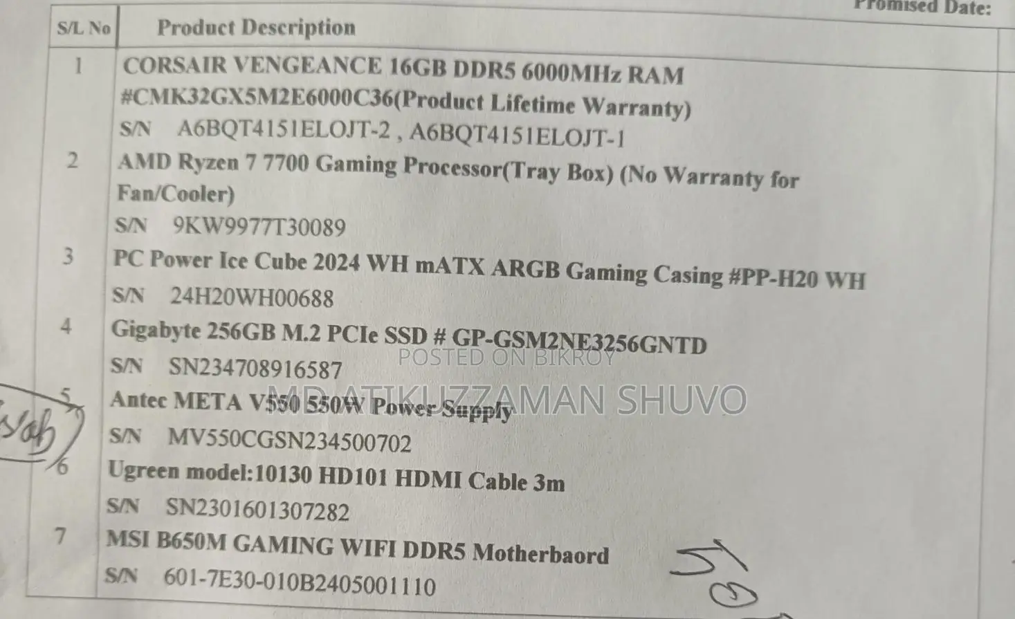 AMD Ryzen 7 7700G - RAM - 32GB SELL