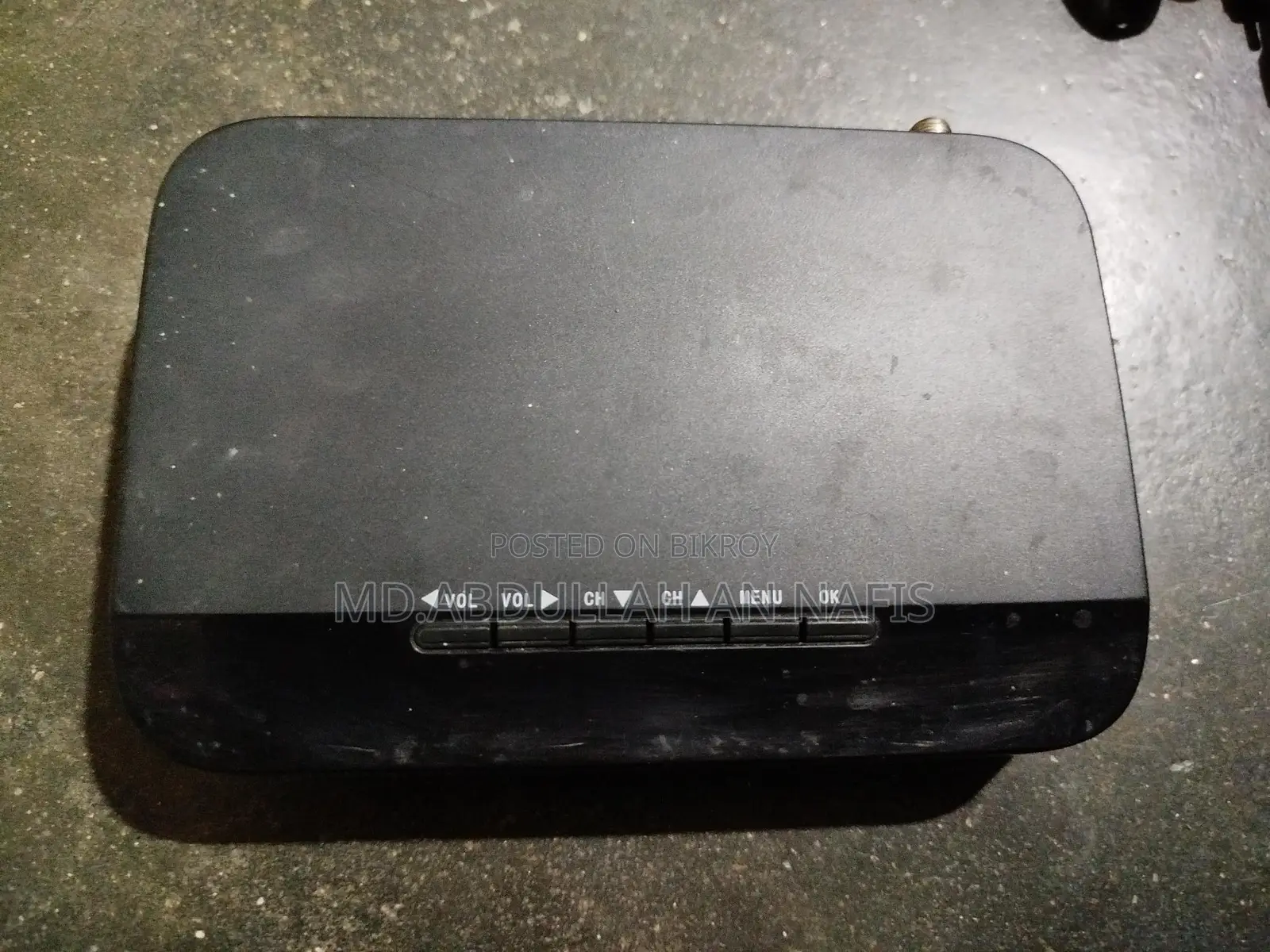 Setup Box + Remote Charger Jack Cable
