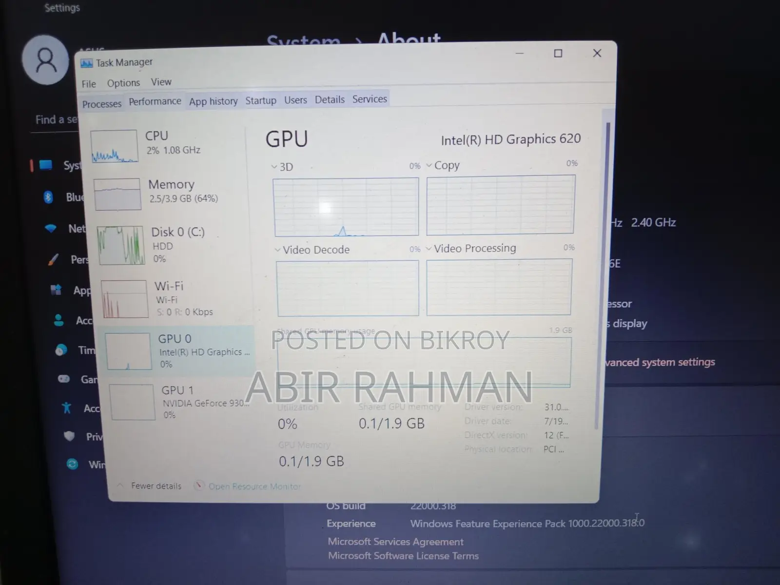 Asus_Core i3 7th Gen_Nvidia 930mx