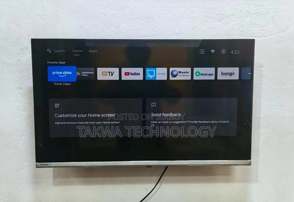 Toshiba-32" Inch Frameless Voice Control TV Original