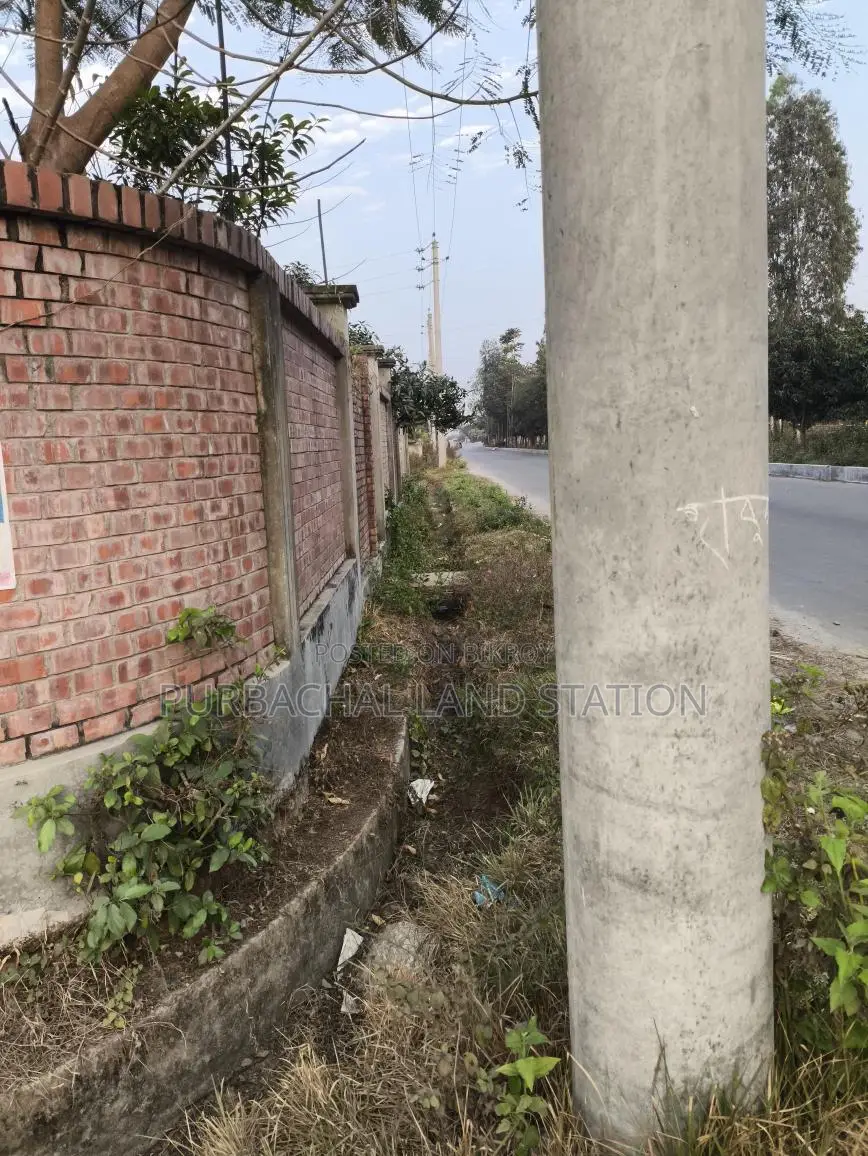 75ft Road North-West Corner 8.5 Katha Plot For Sale, Sector: 18, Purbachal