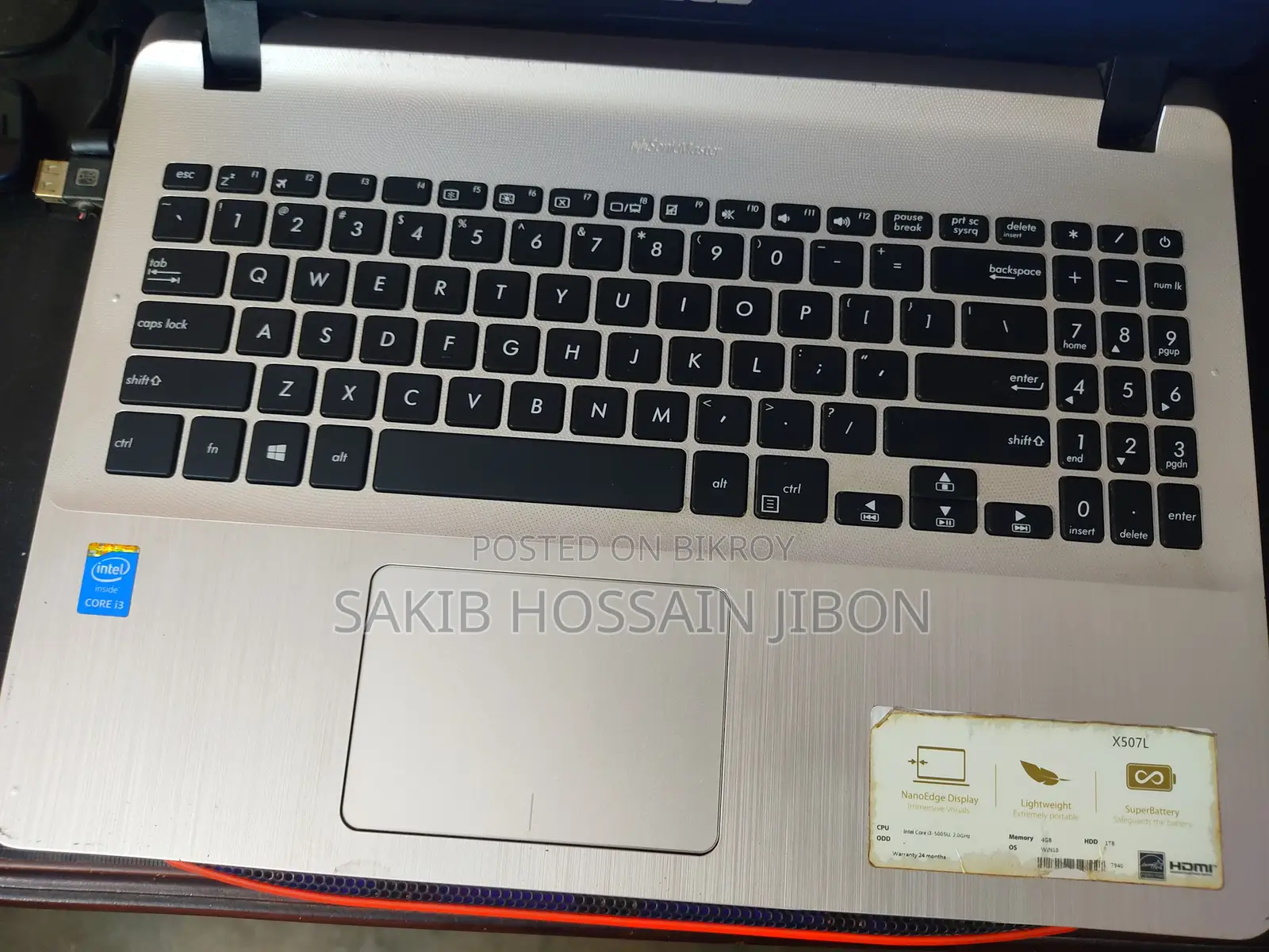 ASUS Vivobook 15 Laptop X507LA
