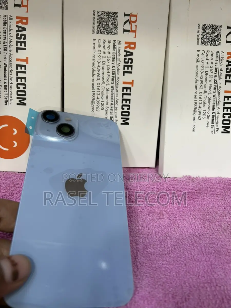 100% Original iPhone 14 Back Glass Available | All Colors Stock