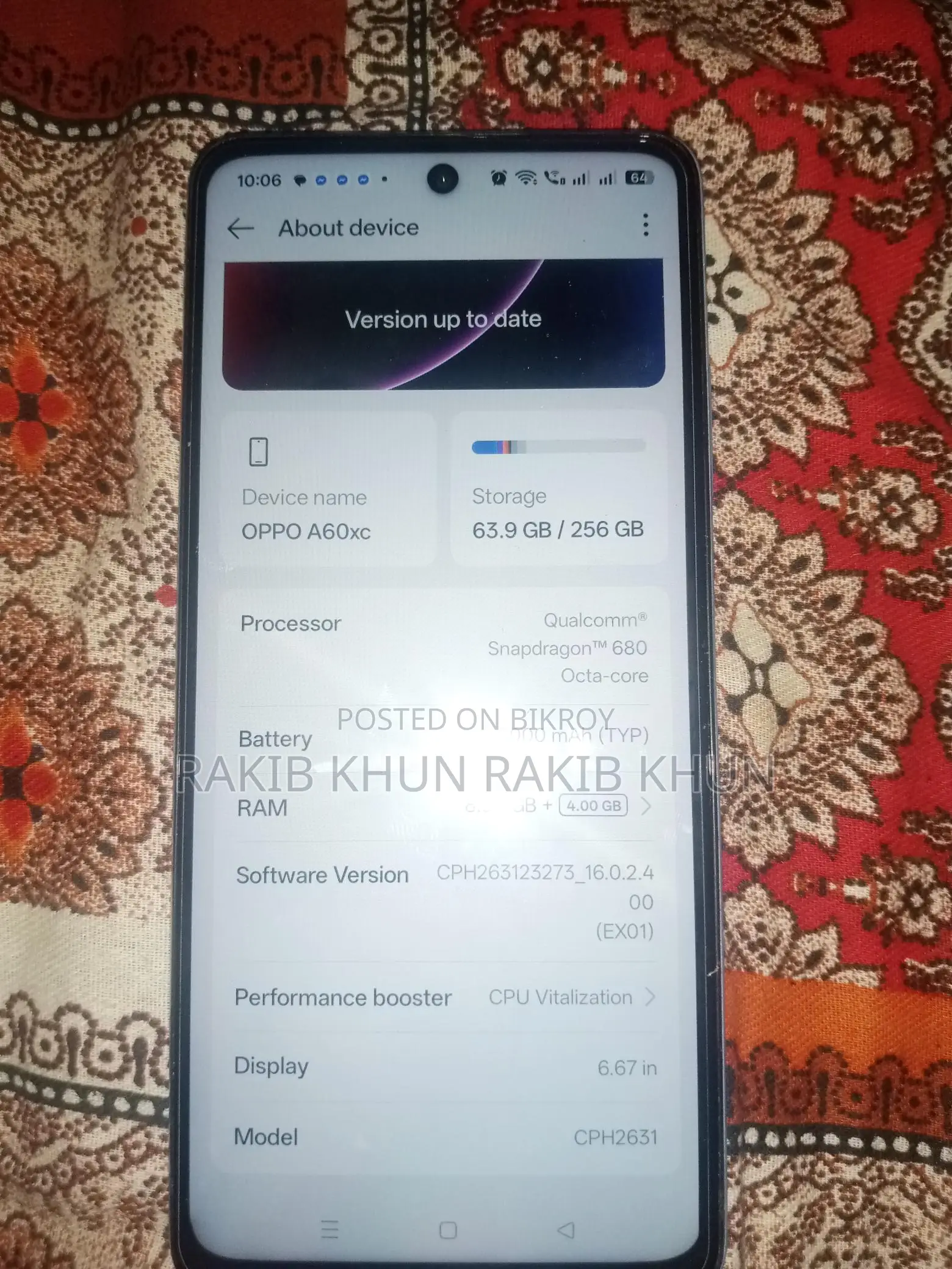 OPPO A60 (Used)