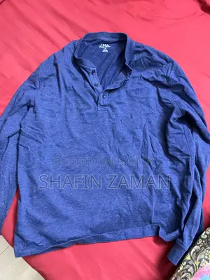 আইজড লং স্লিভ ভি-নেক টি-শার্ট