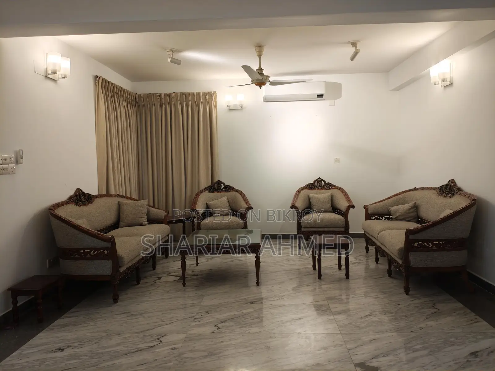 3450 Sqft 4 Bed Full-Furnished Apartment For Rent In North Gulshan