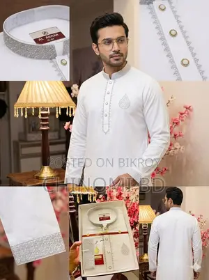 Jacquard Cotton Premium Style Panjabi