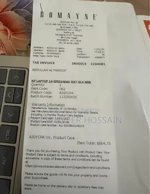 Almost Unused HP Laptop | Australia Bought Urgent Sale