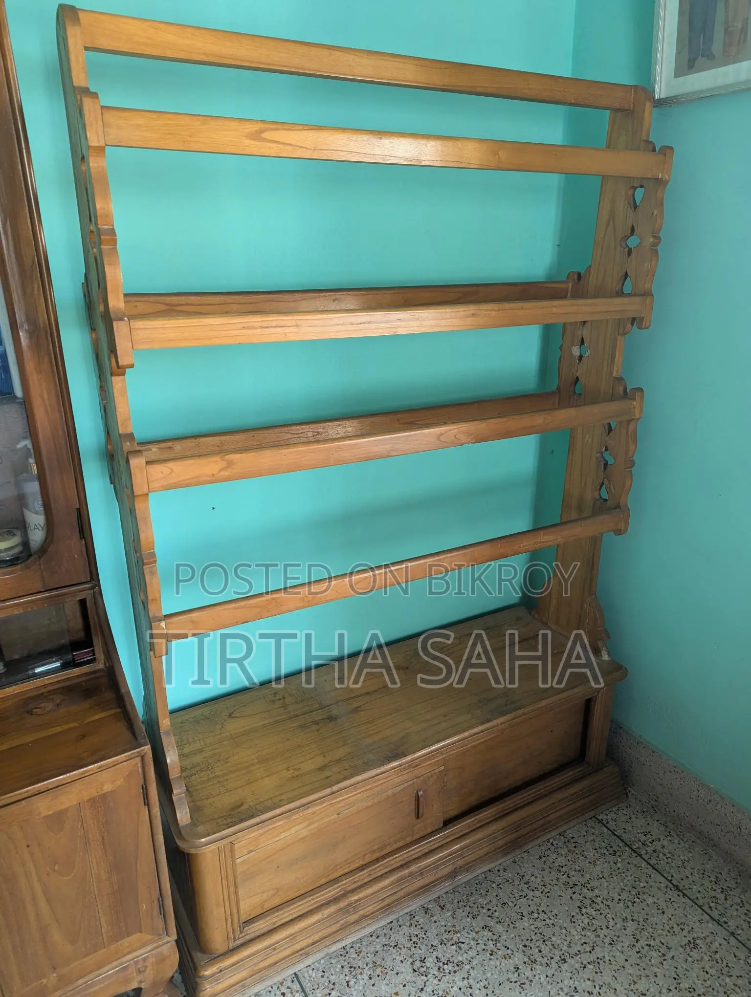 Wooden Clothes Rack