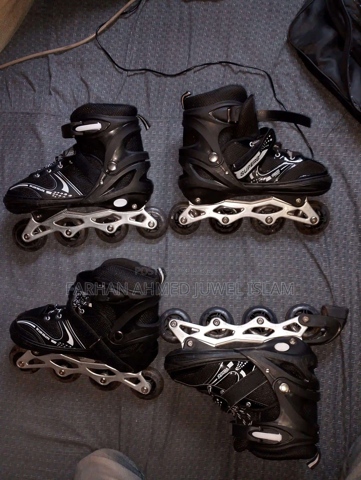 Two pairs of high-quality skating shoes for sale