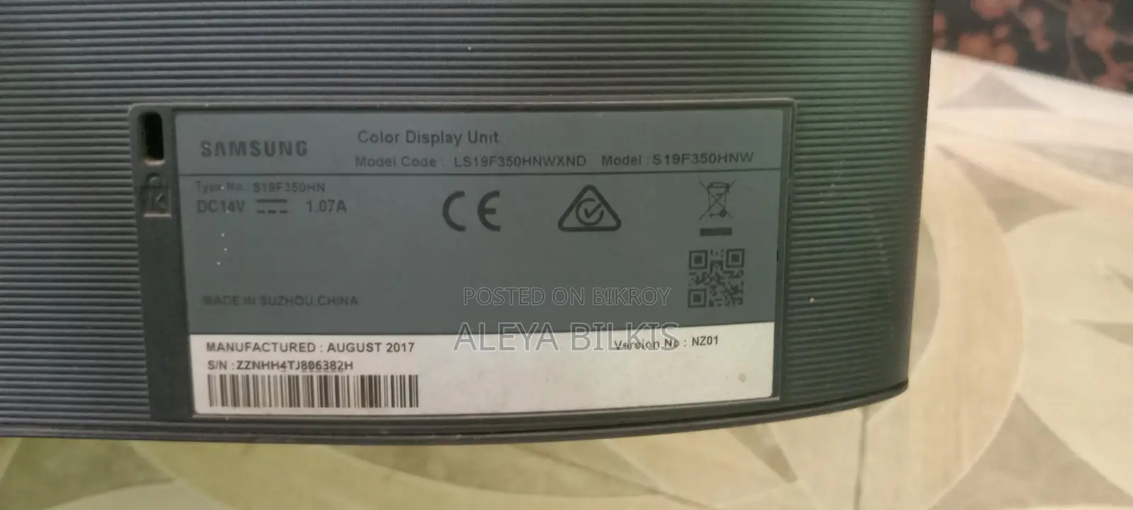 Samsung Monitor – Clear Display | Good Condition
