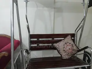 Premium Wood + Stainless Steel Swing | 150 Kg Capacity