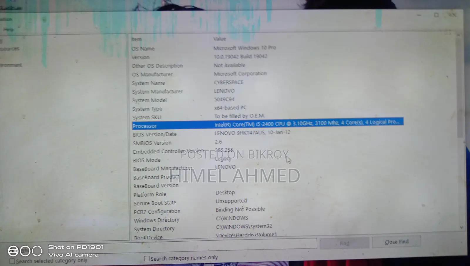 Lenevo Thinkcare Almost New Pc Sell Urgent.