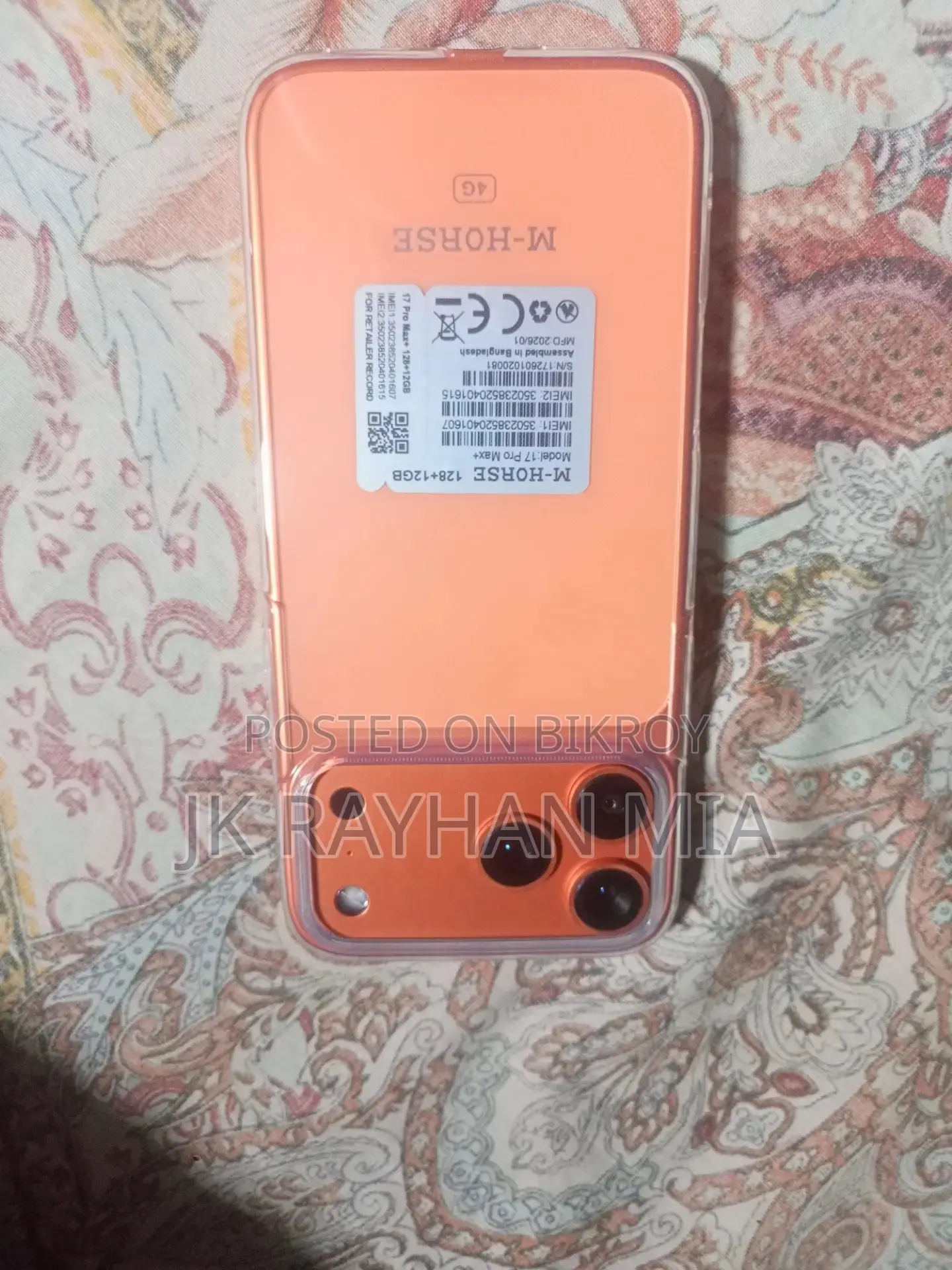 M Horse 17 Pro max . (Used)