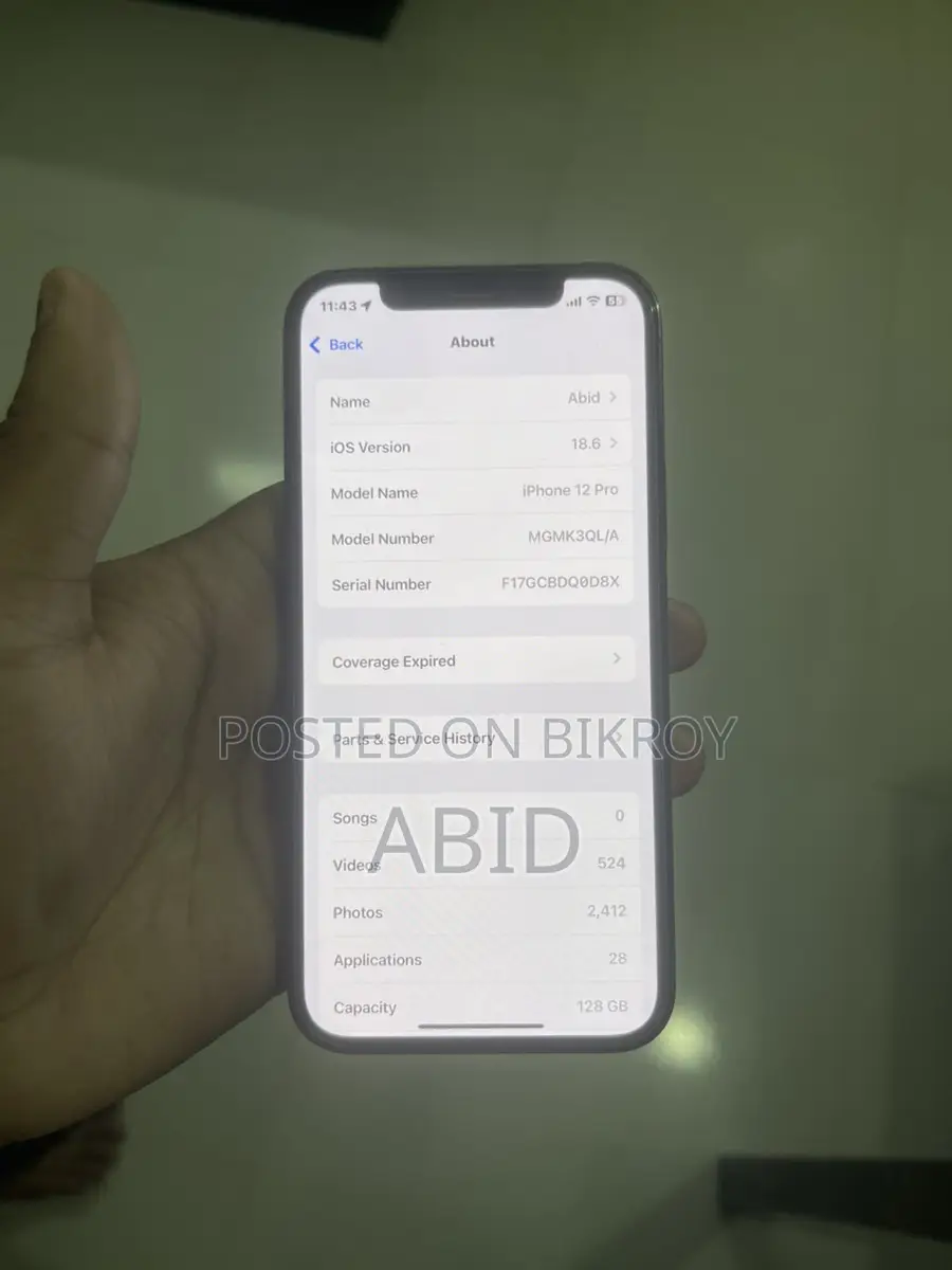 Apple iPhone 12 Pro ` (Used)
