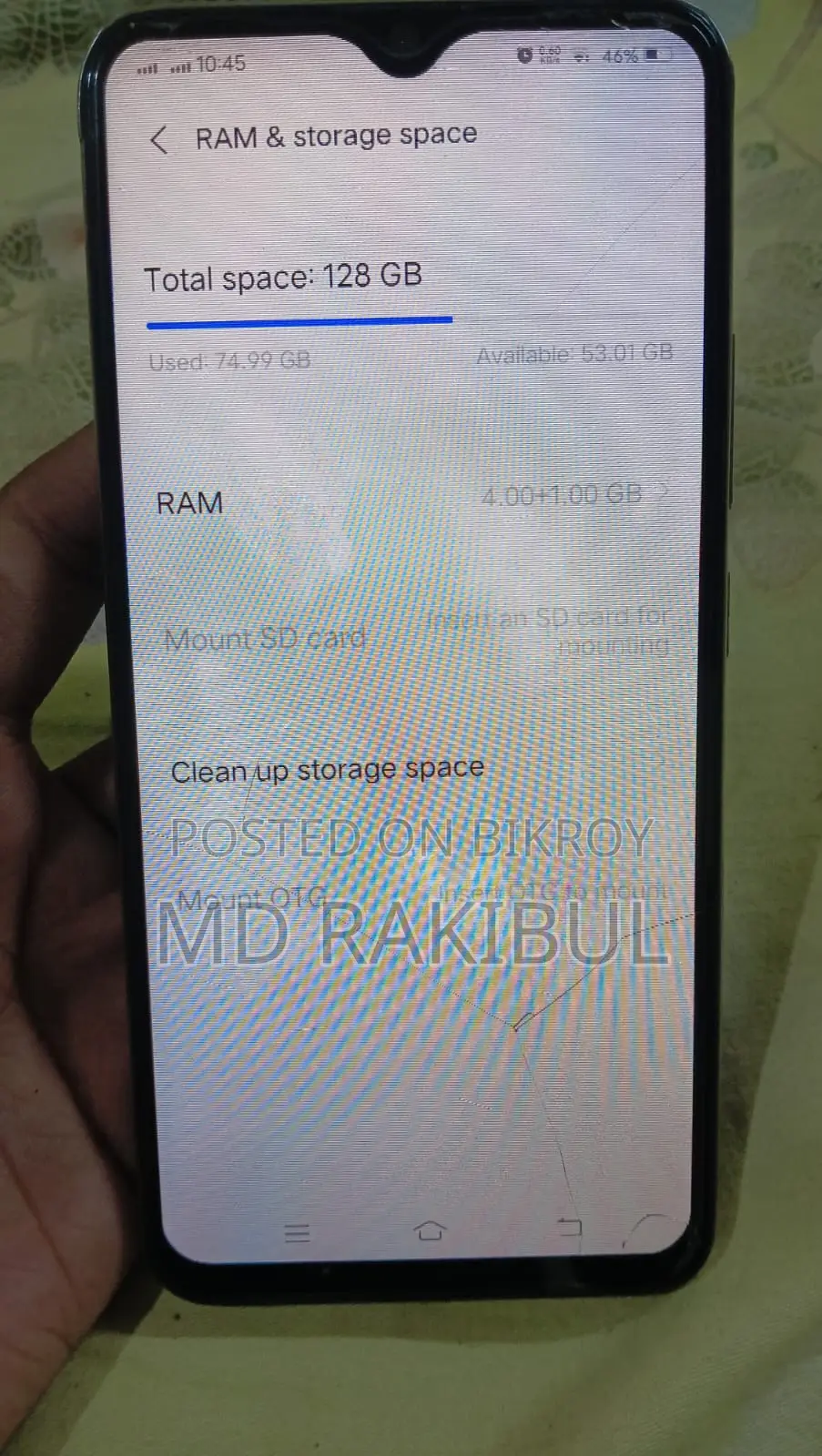 Vivo Y19 . (Used)