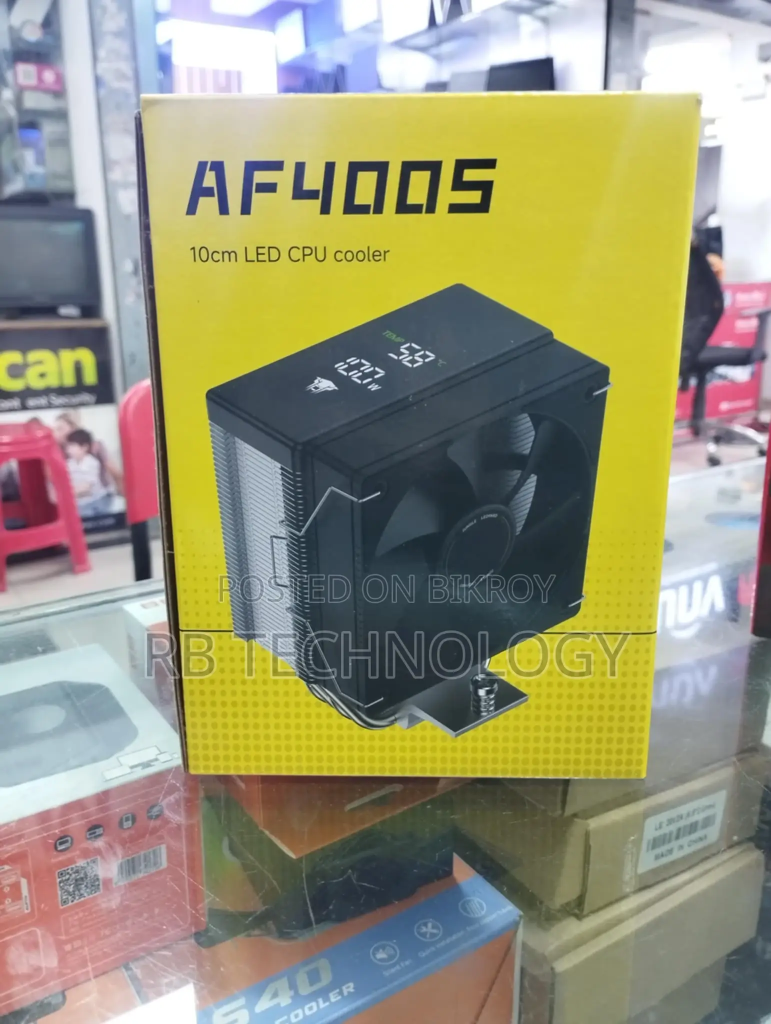 Jungle Leopard AF400S Digital CPU Cooler Black