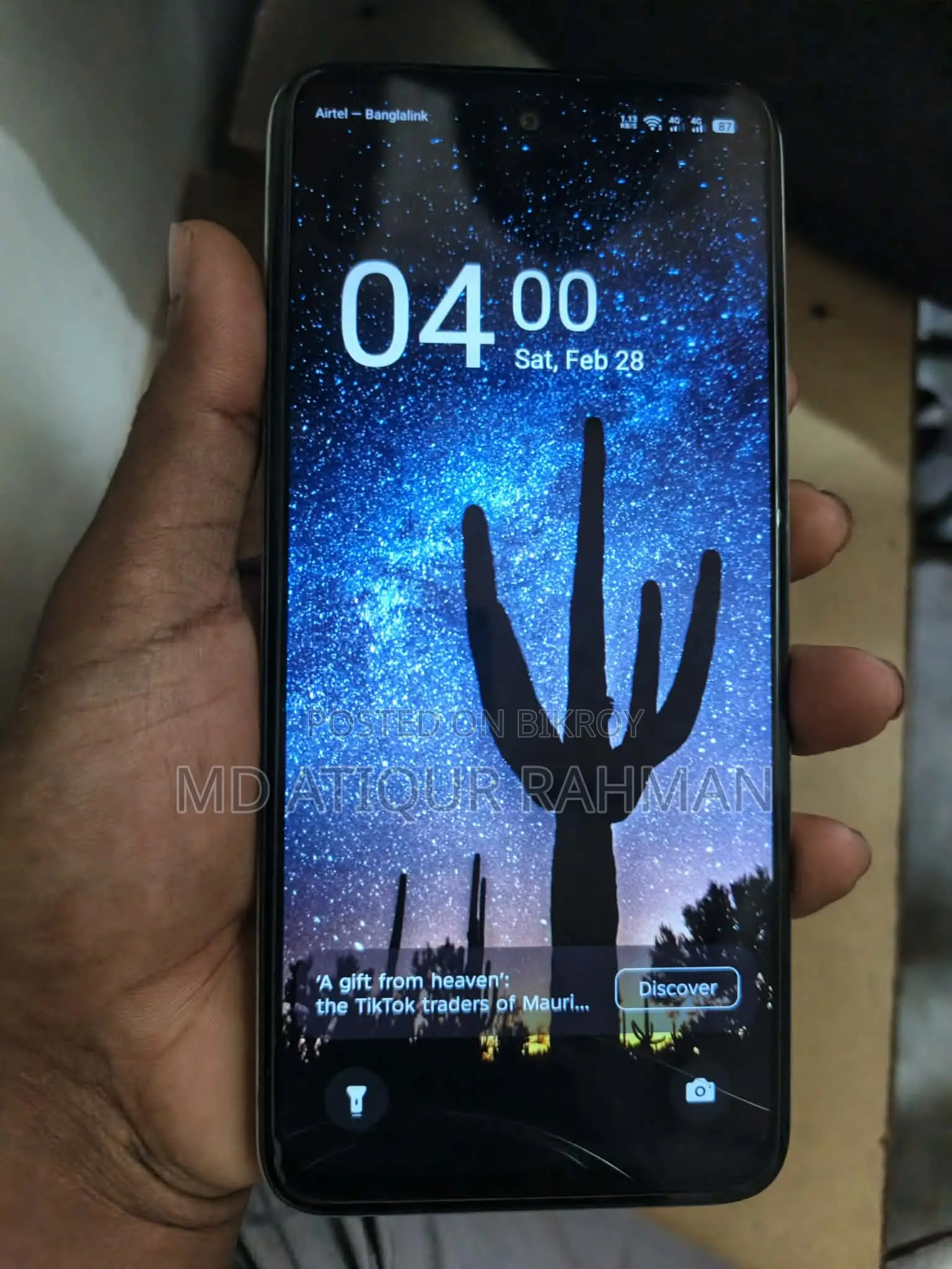 Infinix Hot 60i 6GB RAM 128GB ROM (Used)
