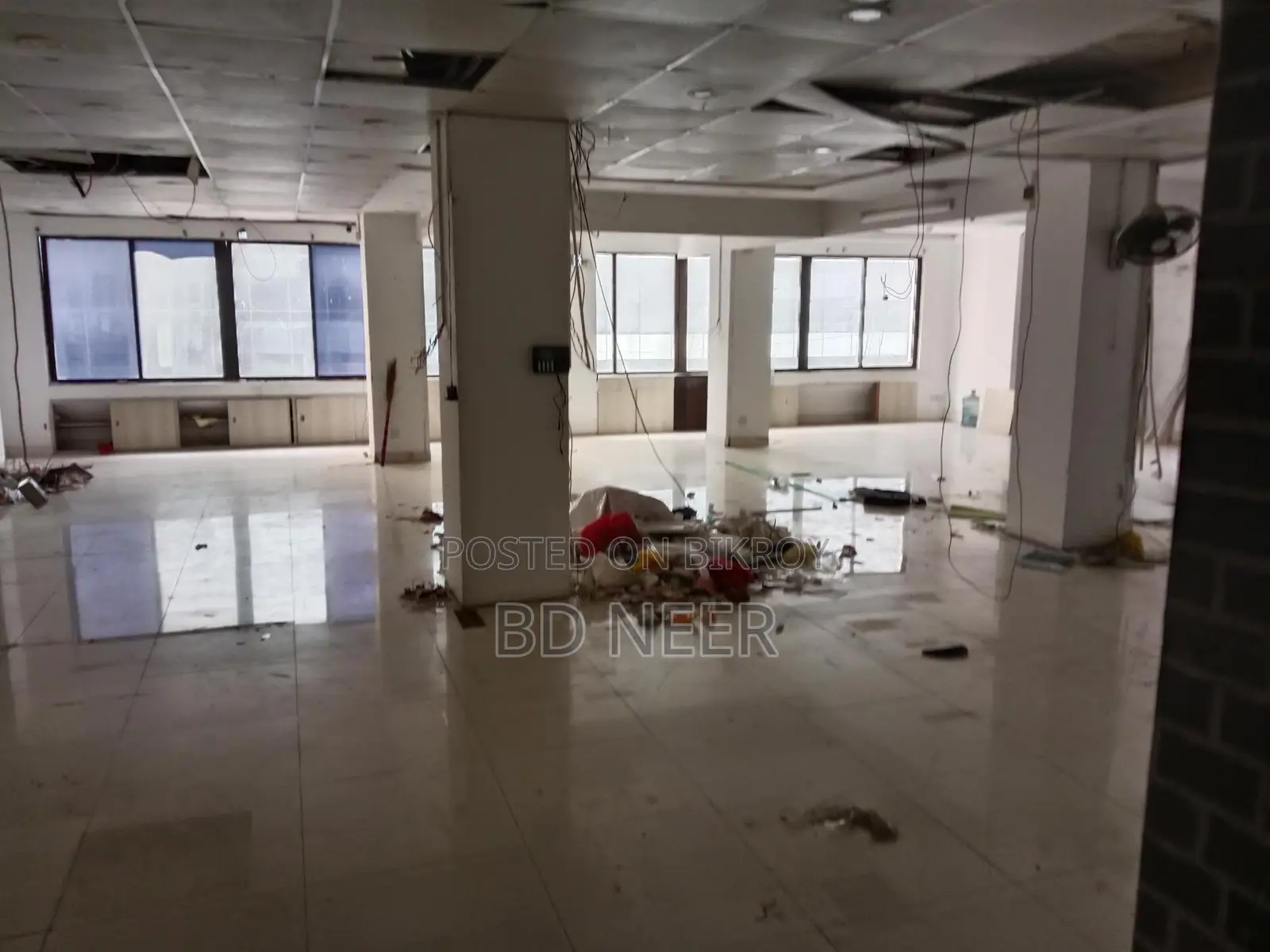 Fully commercial 7500 sft office space rent in banani avenue