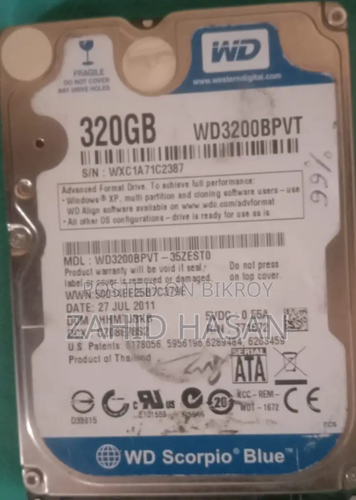 320gb Fresh Hardisk