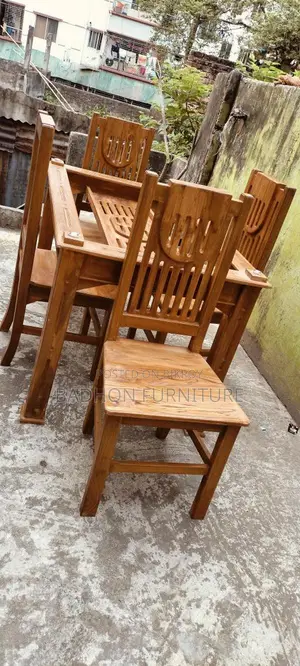 4 chair dining table for sale, Price - 19700, Location Dhaka