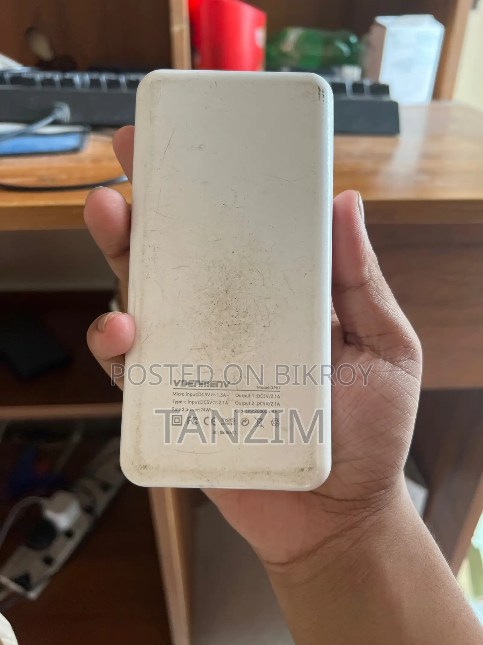 Power Bank 20000 mAh 20W Fast Charging