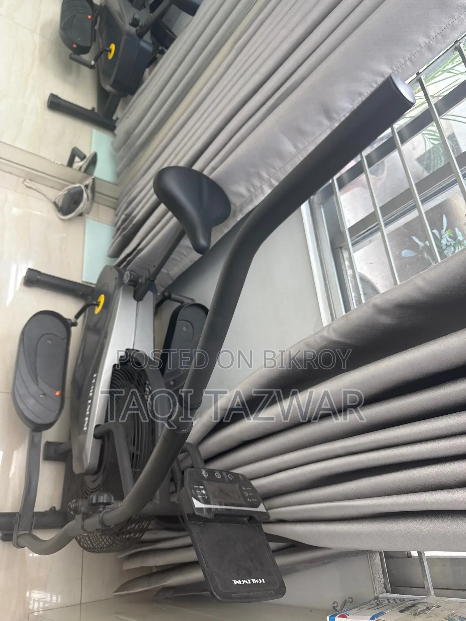 Home Engine Air Bike Exercise Cycle (almost New)