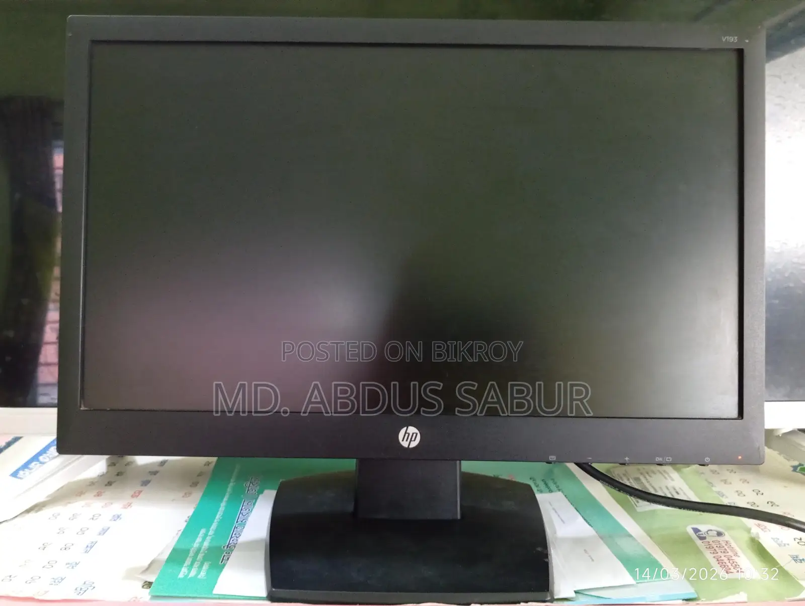 Hp Monitor Model V193