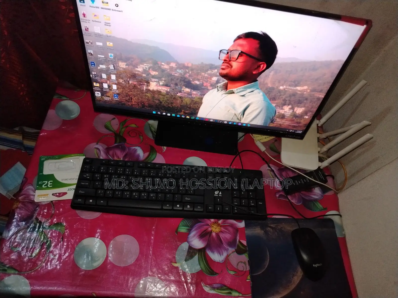 Full Fresh Used Computer with 22inch walton monitor.