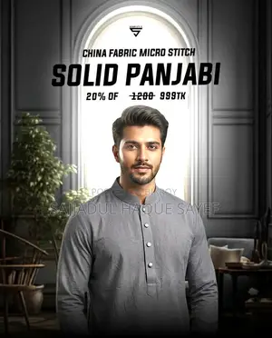 Premium Solid Micro Stitch Punjabi