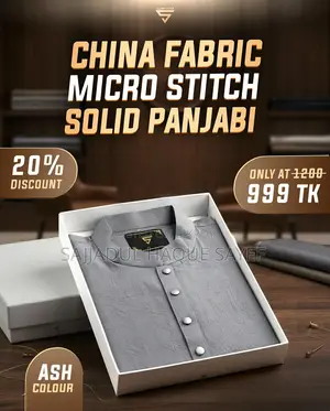 Premium Solid Micro Stitch Punjabi