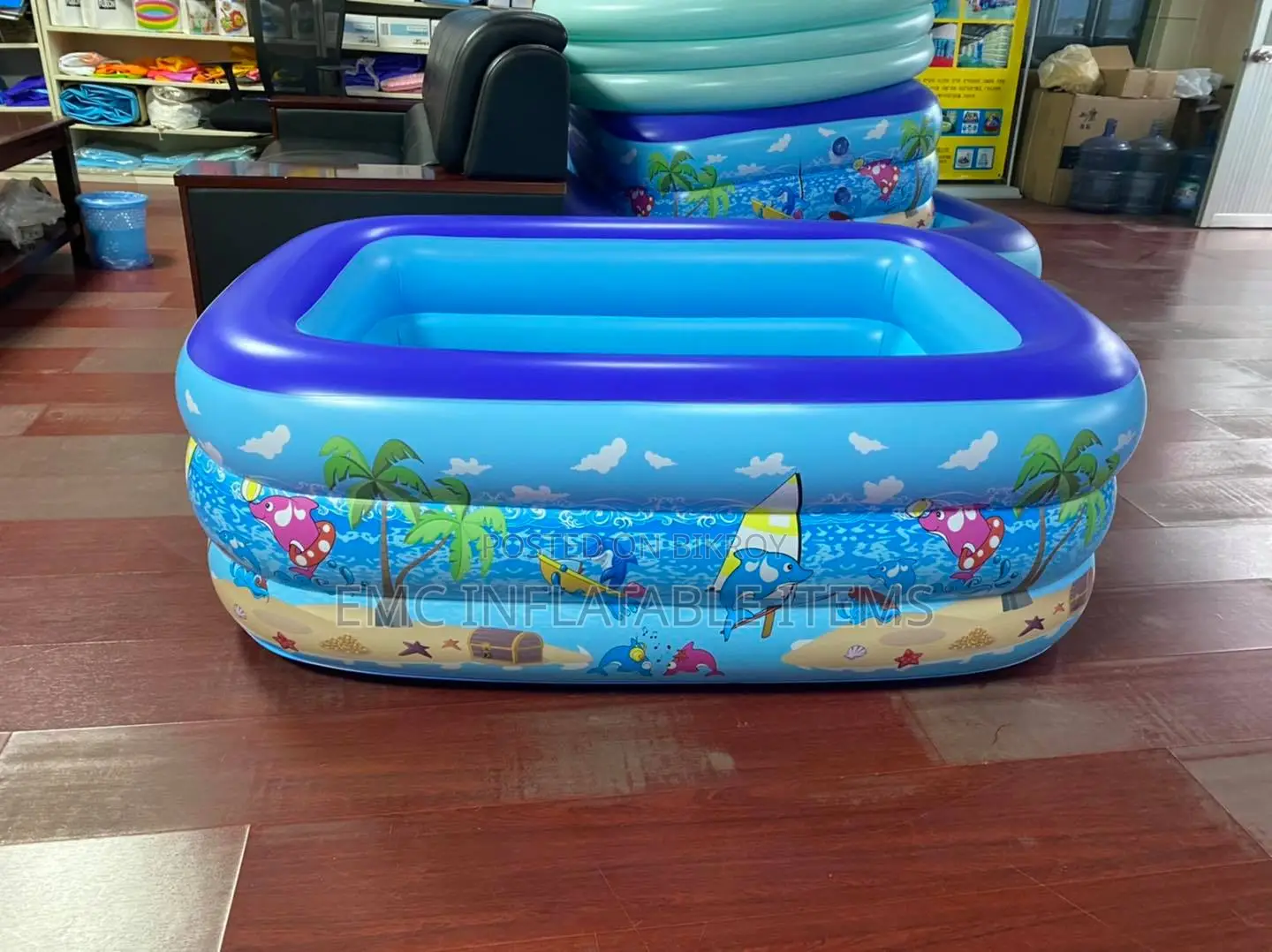 130cm Inflatable Swimming Pool with Soft Floor, Cool Summer.