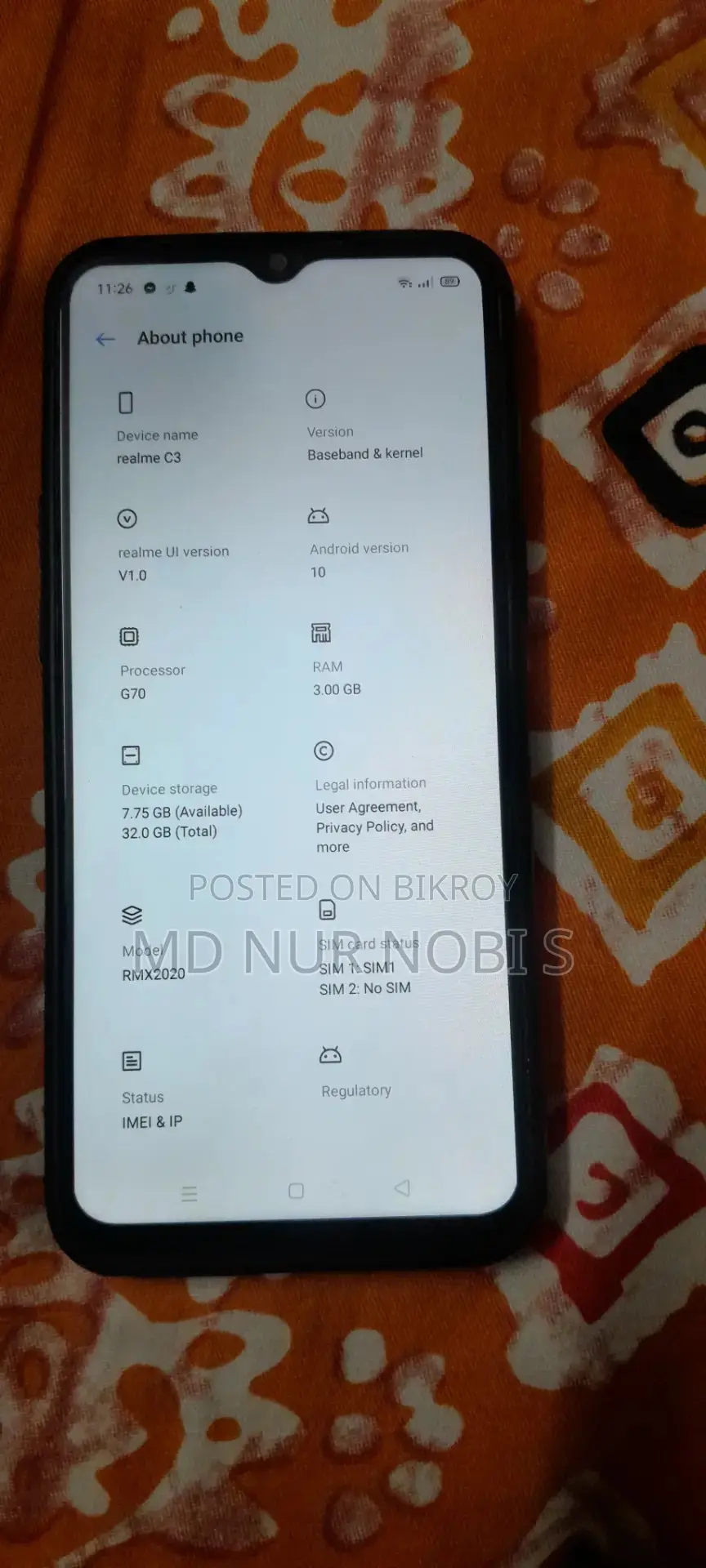 Realme C3 (Used)
