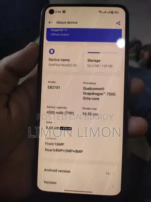 OnePlus Nord CE 5G 8/128 (Used)