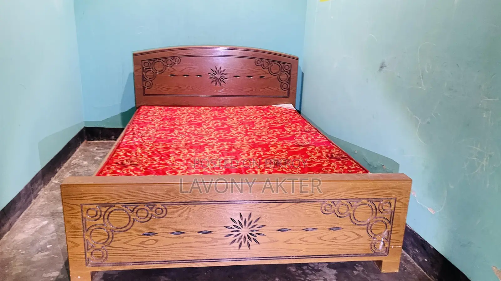 7/5 ft Partex Bed... Completely new, used for 3 months... with mattress