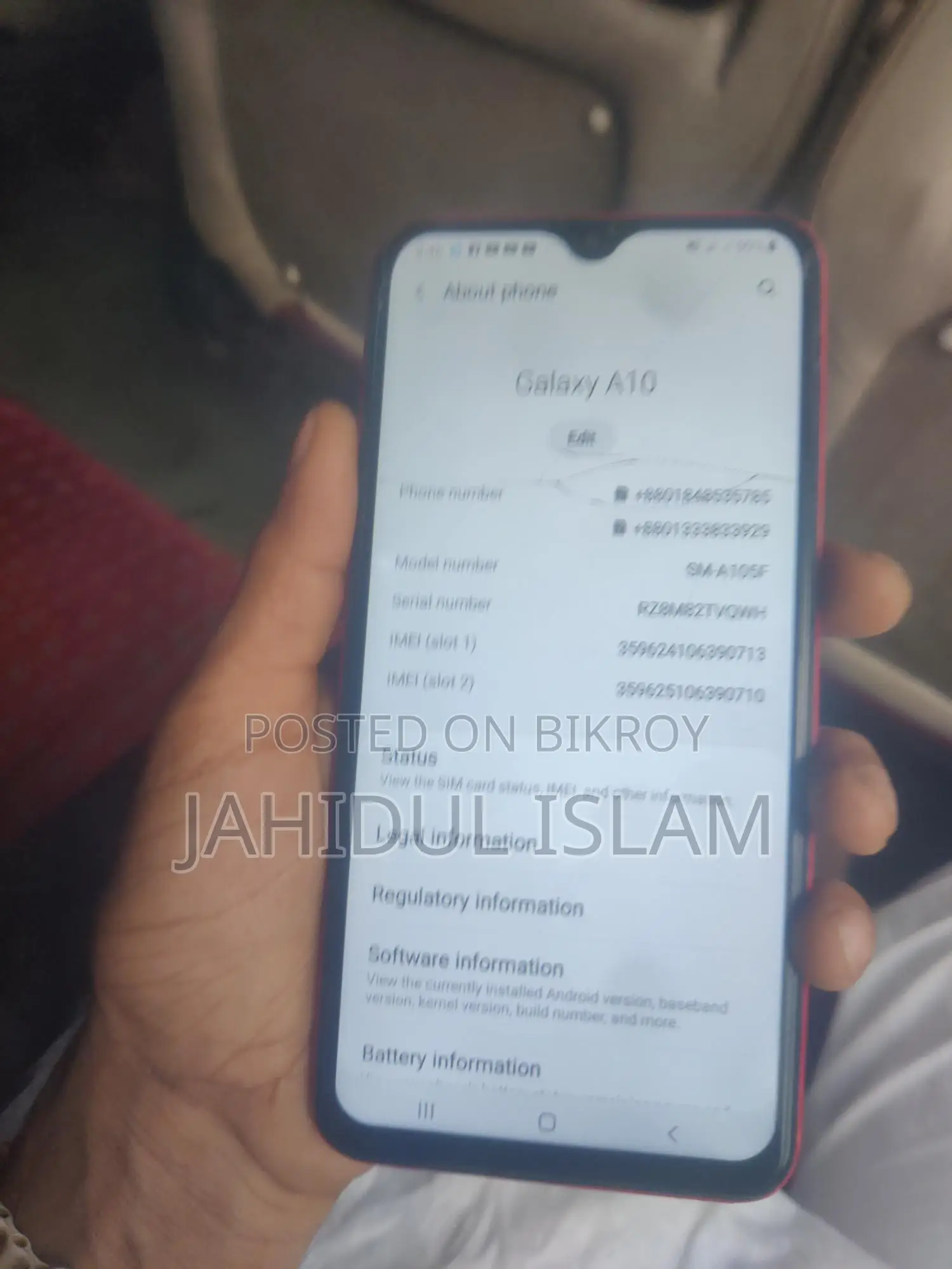 Samsung Galaxy A10 (Used)