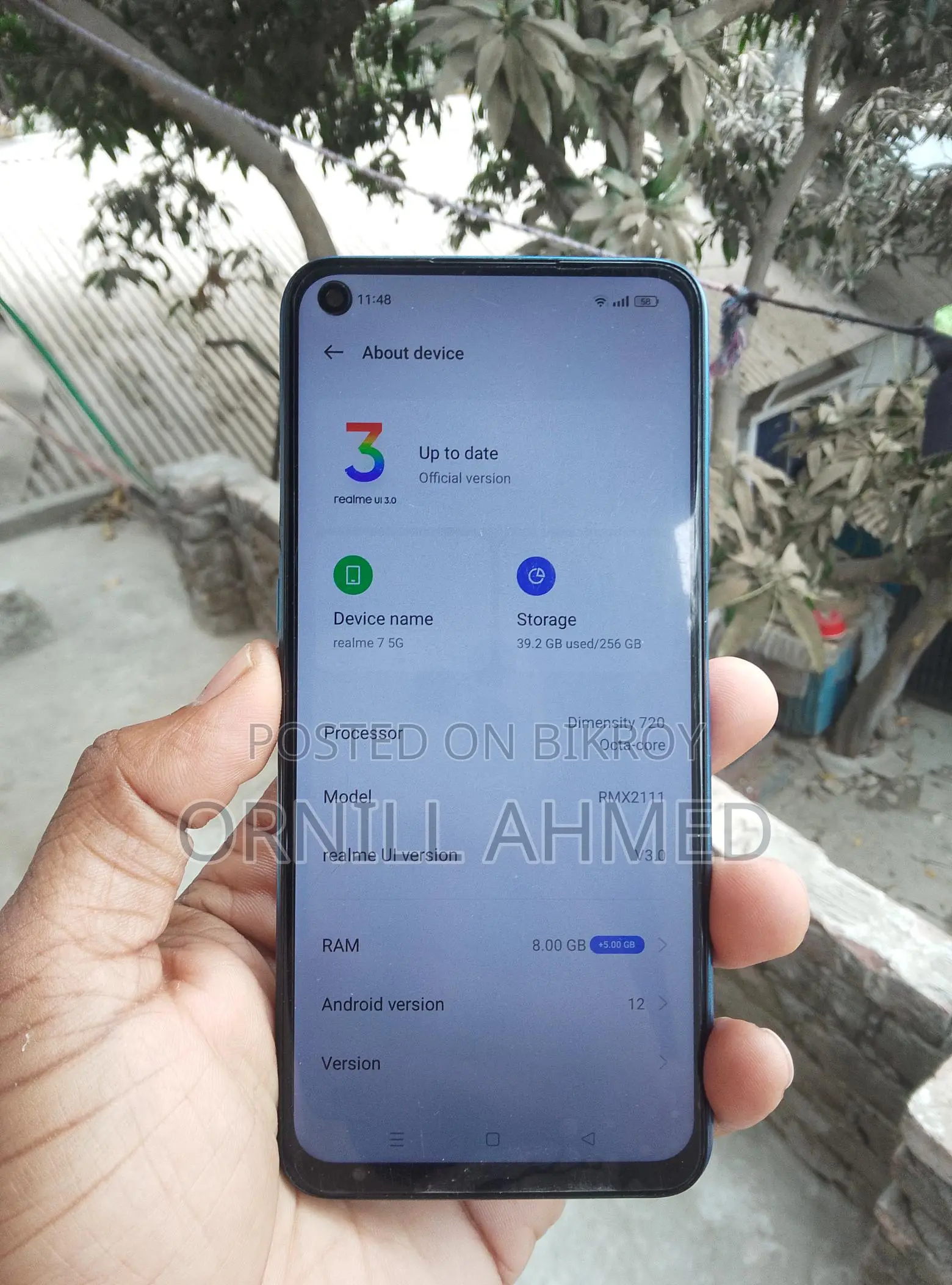 Realme 7 . (Used)