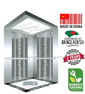 450kg Fuji Elevator | 7 Stops Stainless Steel Finish Smooth Ride
