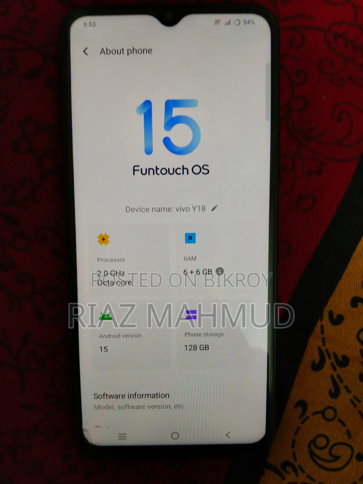 Vivo Y18 (Used)