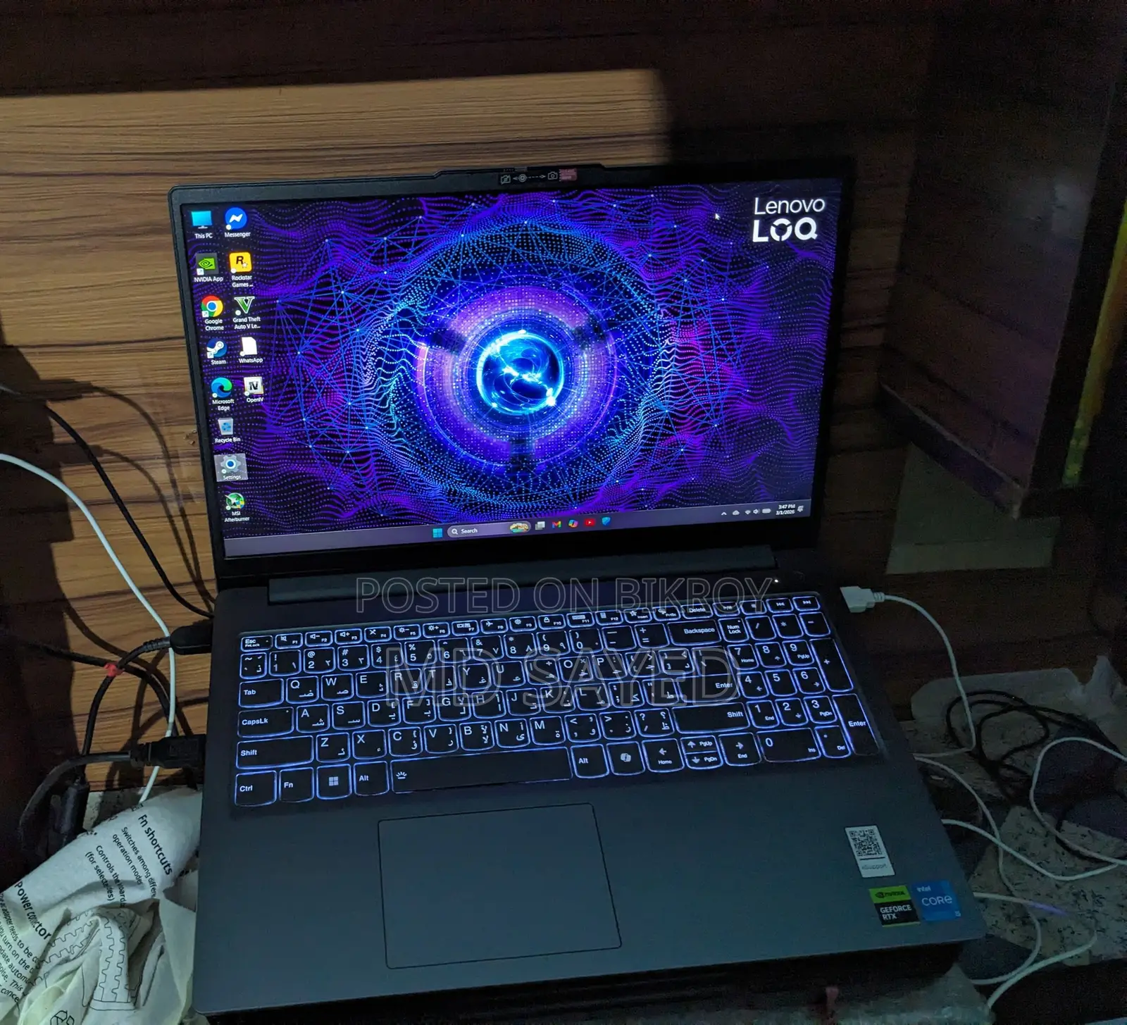Gaming Laptop Rtx 3050 6gb | I5 12th Gen 16gb Ram Lenovo Loq