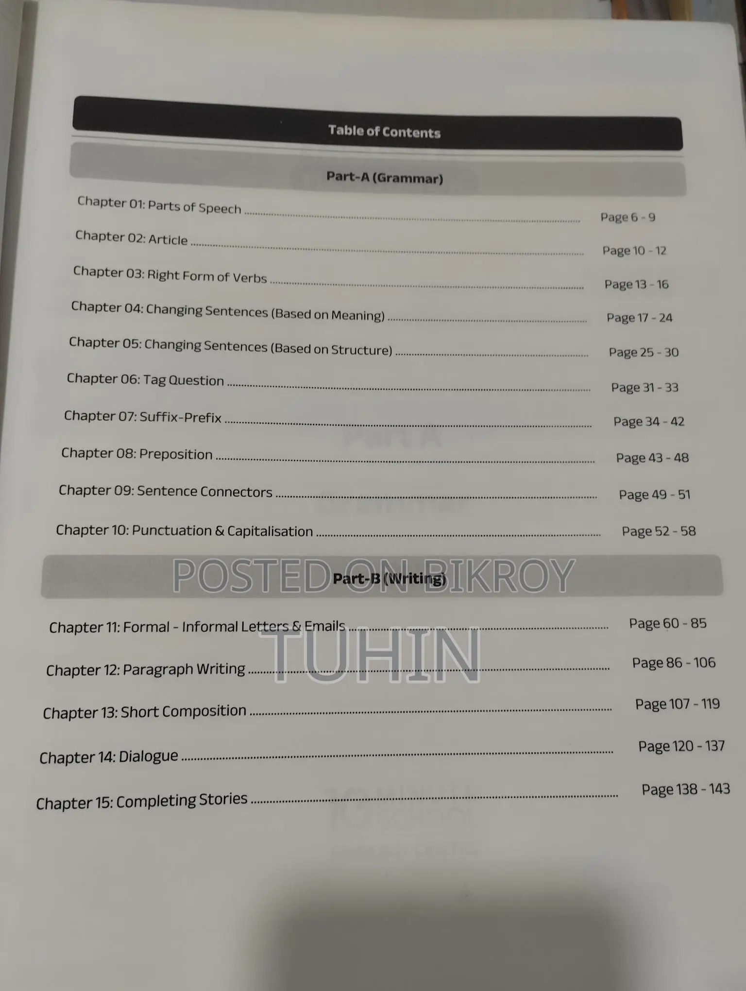 Ten Minute School Basic Grammar Book for SSC