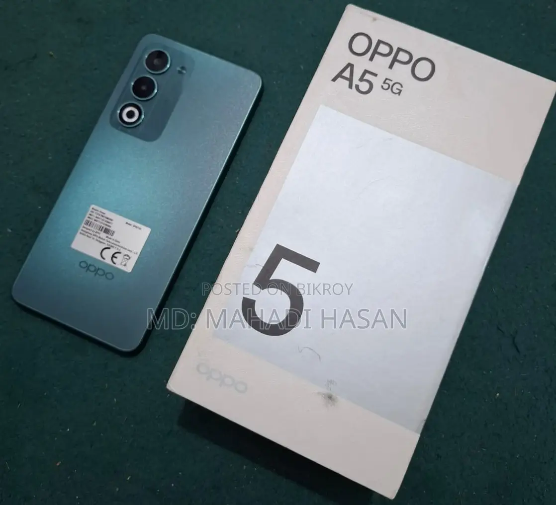 OPPO A5 5g 6/128gb indian (Used)