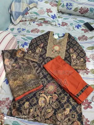 New Printed Karchupi Silk Salwar-Kameez