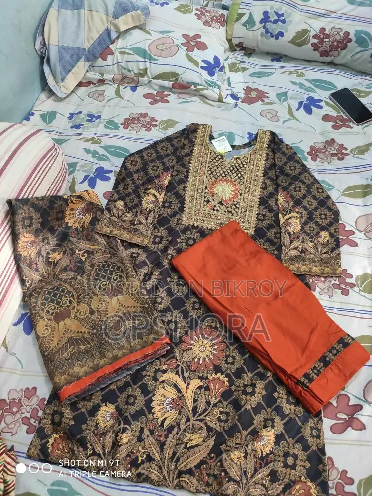 New Printed Karchupi Silk Salwar-Kameez