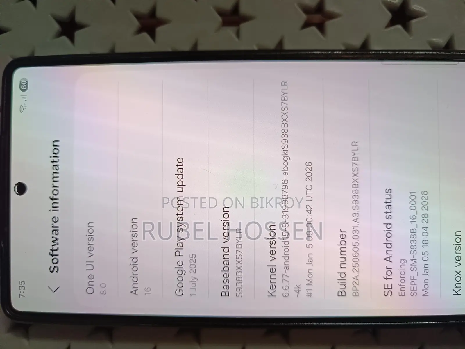 Samsung Galaxy S25 Ultra 12/512 official (Used)