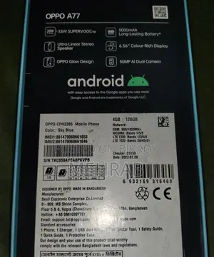 OPPO A77 . (Used)