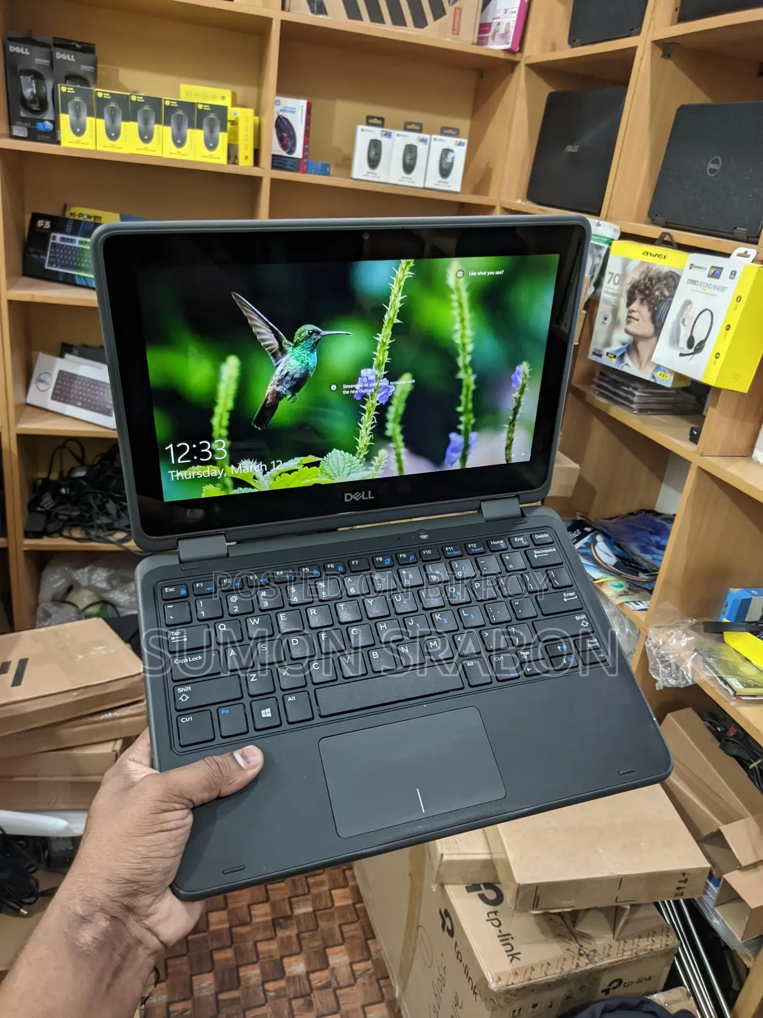 DELL 10 Gen Dubai Imported Pentium R 8/128 Gb - Touch Screen 12 Inch